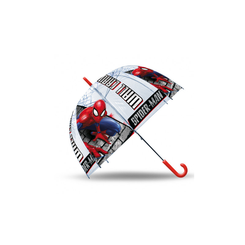 Paraguas Transparente Spiderman 46 Cm De EurosWan