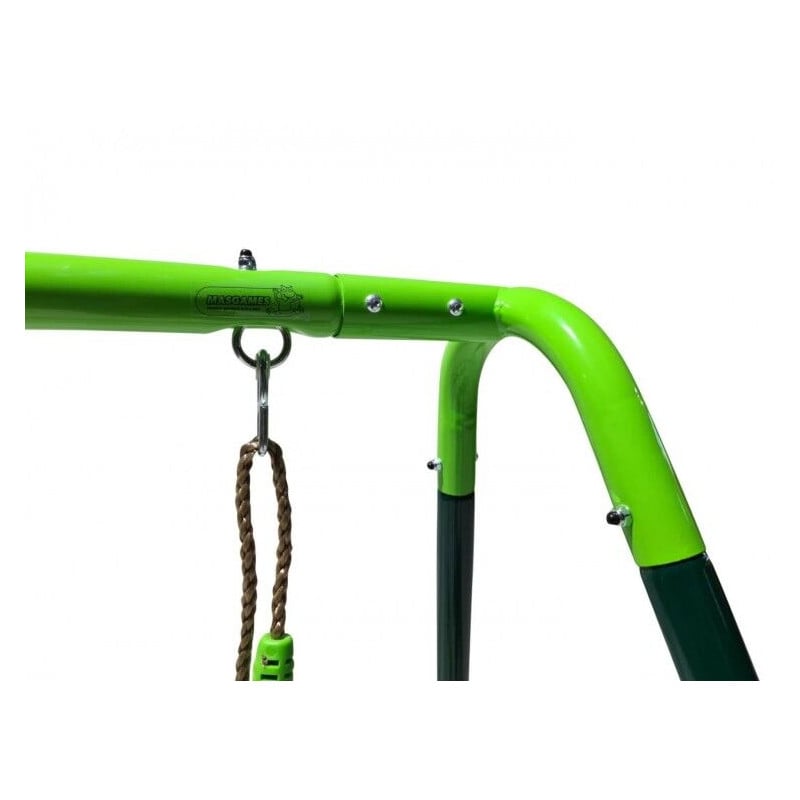 Columpio doble metálico Masgames OLEA + asiento bebé 