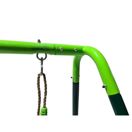 Columpio doble metálico Masgames OLEA + asiento bebé 