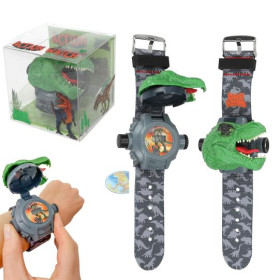 Dino World Reloj de Pulsera con Proyector