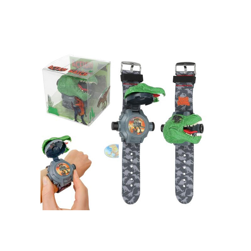 Dino World Reloj de Pulsera con Proyector