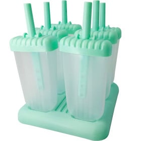 Set 6 Moldes Para Helado Con Bandeja 2