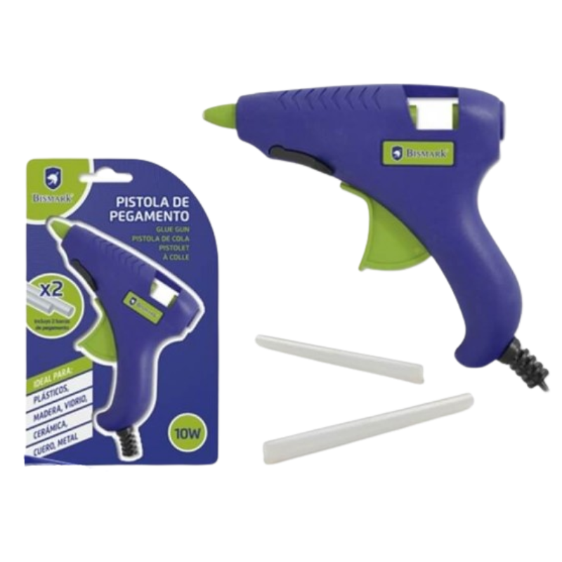 Pistola Silicona 10 W + 2 Recambios