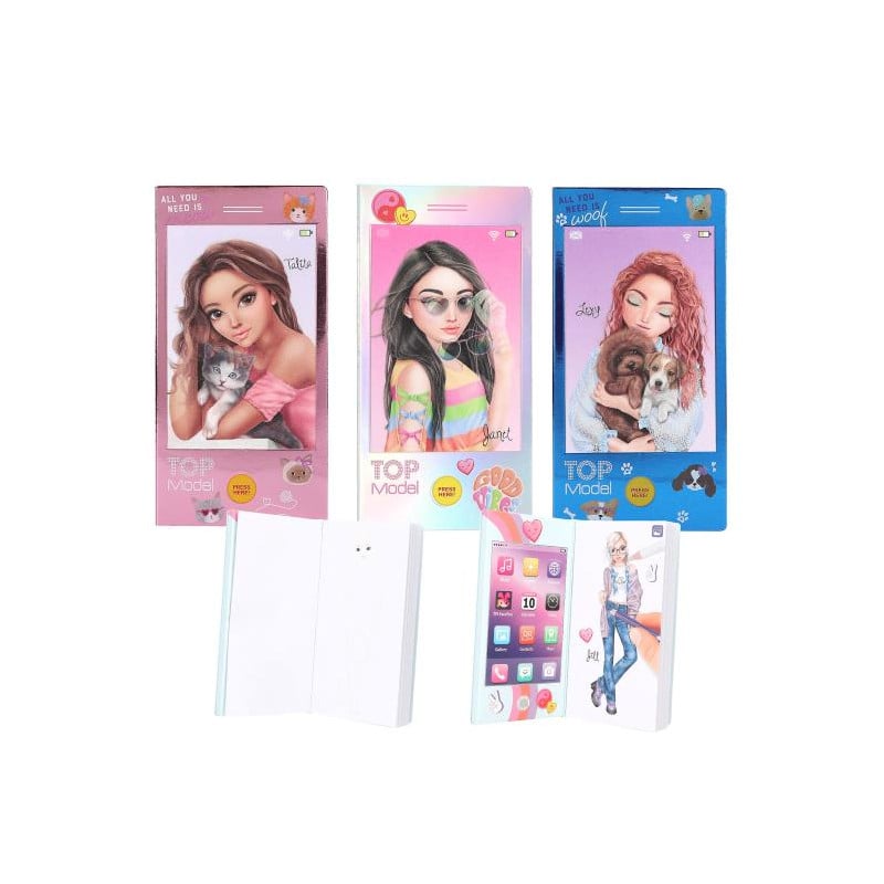 TOPModel Mini Libro de Colorear Música