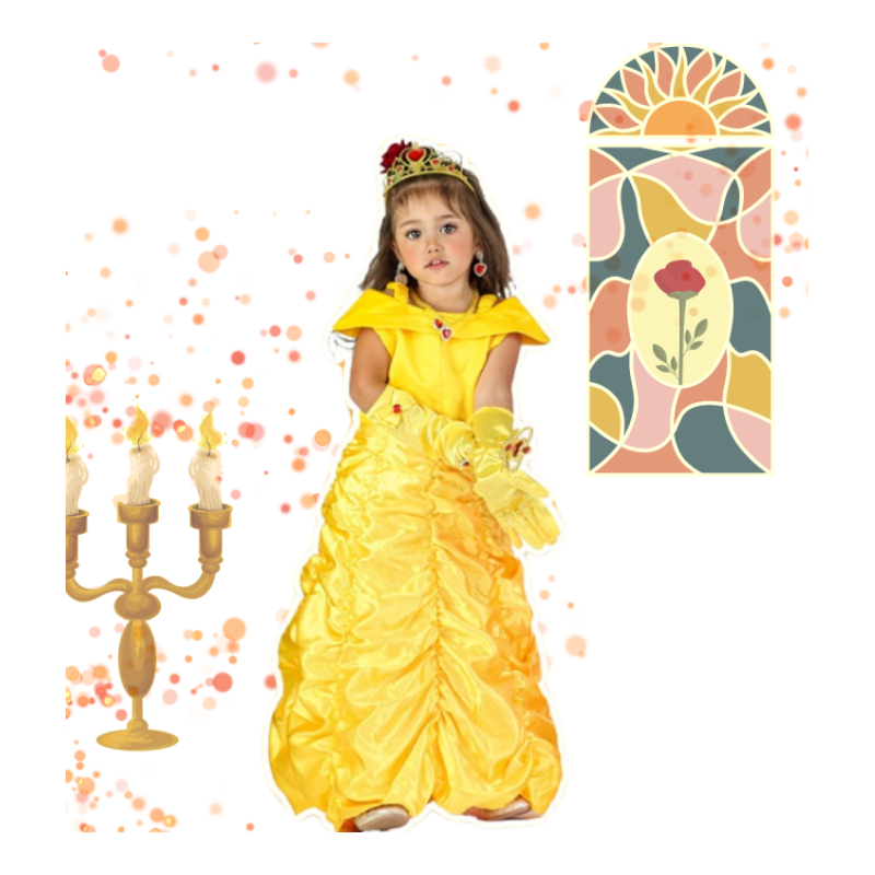 Disfraz Princesa Bella 3-4 Años