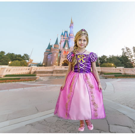 Disfraz Princesa Rapunzel 5-6 Años