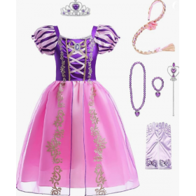 Disfraz Princesa Rapunzel 8-9 Años