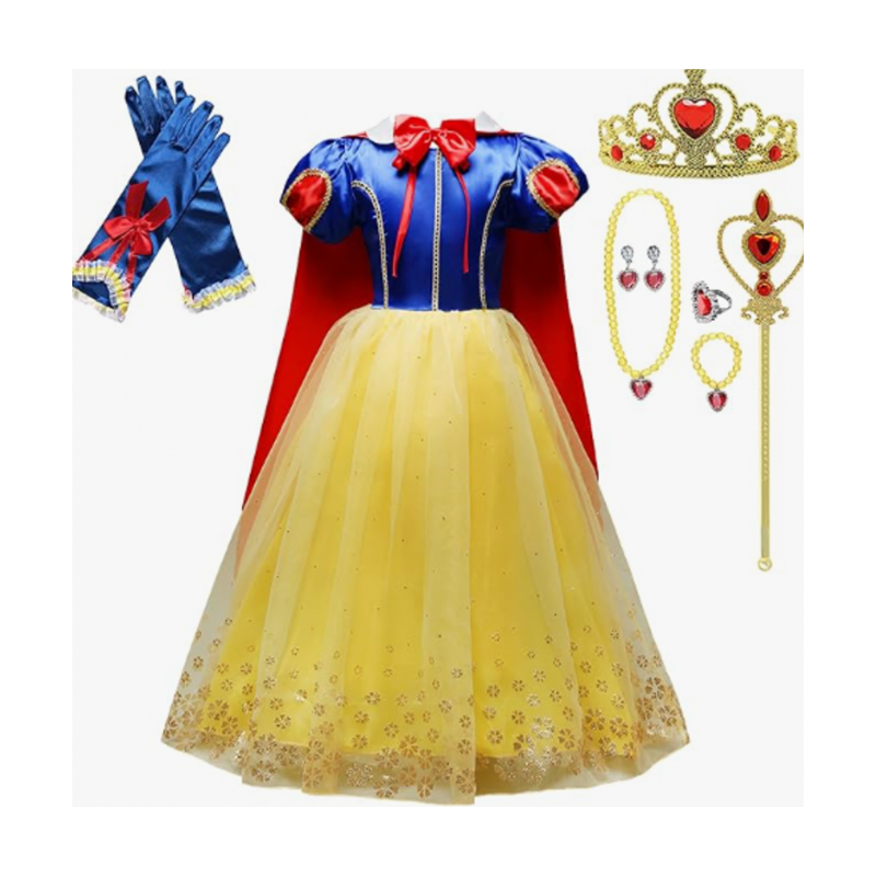 Disfraz Princesa Blancanieves 8-9 Años De Ataa
