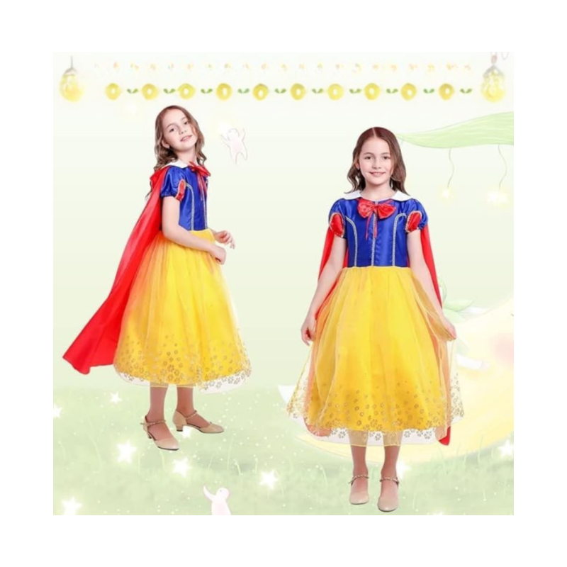 Disfraz Princesa Blancanieves 8-9 Años