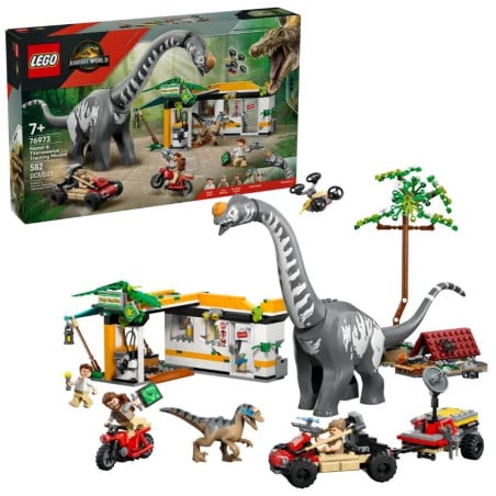 LEGO Jurassic World Misión de Seguimiento Raptor y Titanosaurus