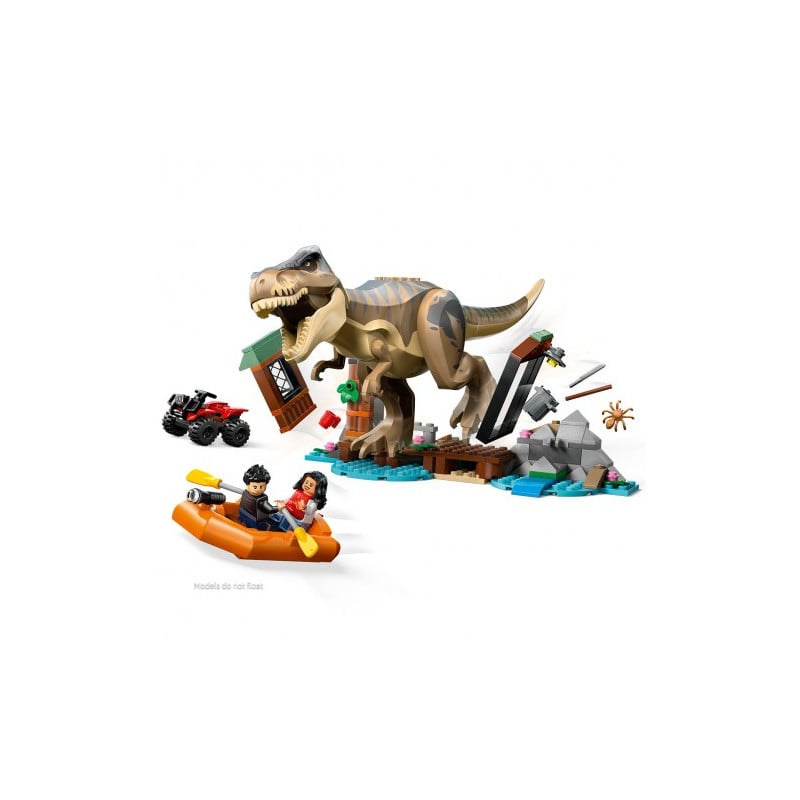 LEGO Jurassic World Huida Por El Río y T-Rex A La Caza