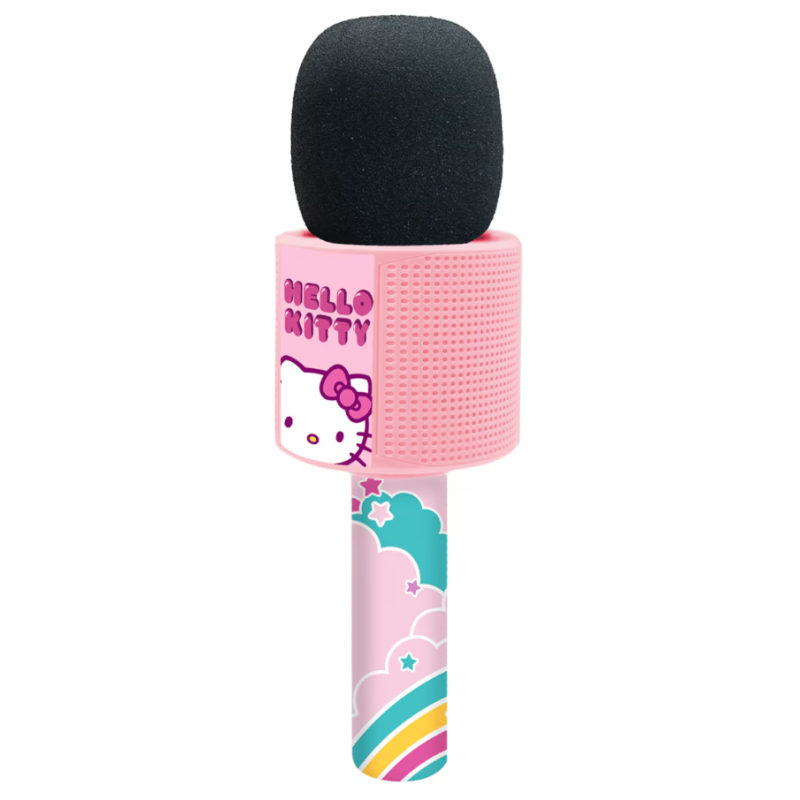 Micrófono Hello Kitty Con Melodías Y Bluetooth