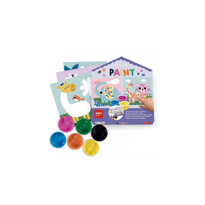 Mi Primera Pintura Con Los Dedos