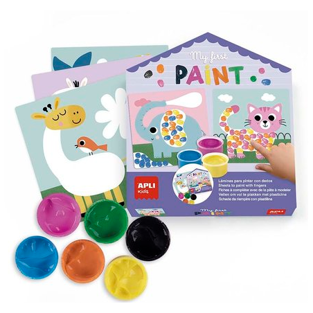 Mi Primera Pintura Con Los Dedos