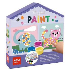 Mi Primera Pintura Con Los Dedos