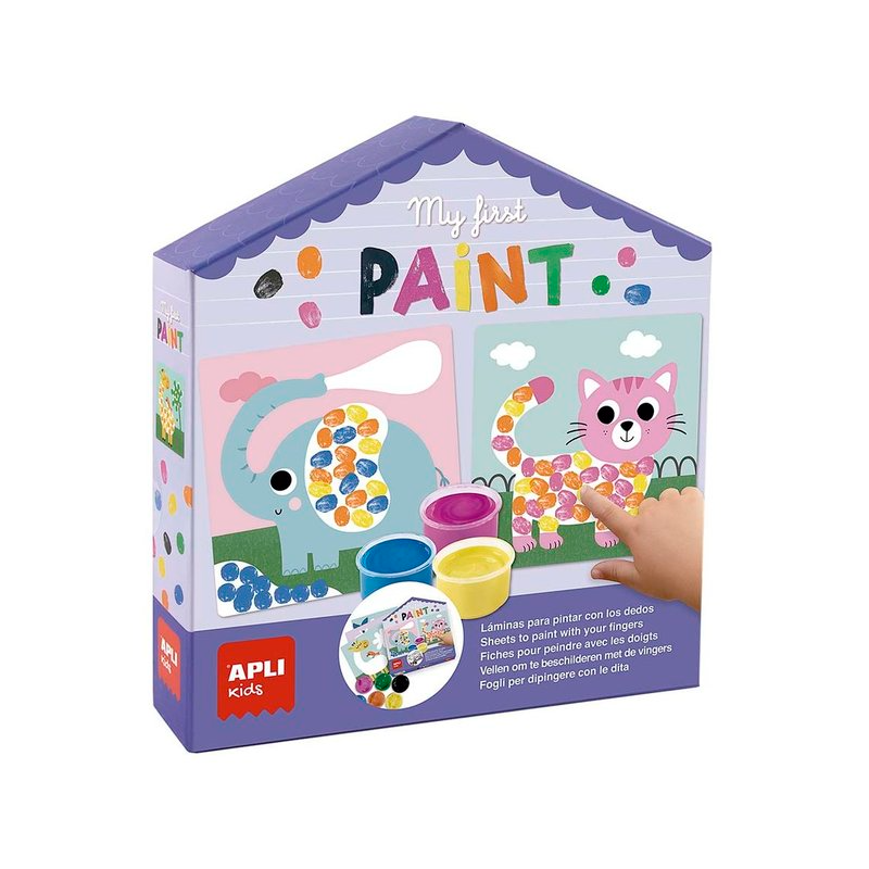 Mi Primera Pintura Con Los Dedos