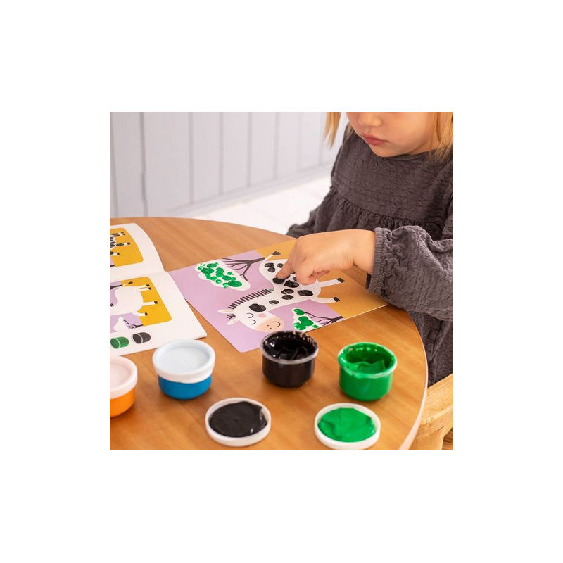 Mi Primera Pintura Con Los Dedos