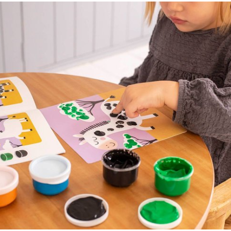 Mi Primera Pintura Con Los Dedos