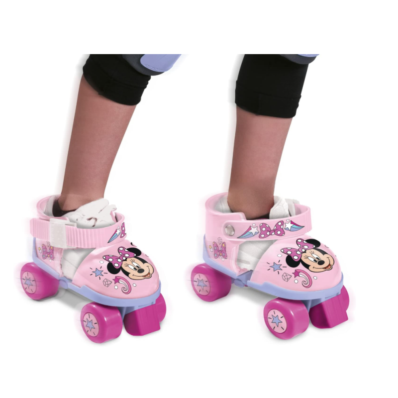 Patines + Protecciones 4 Ruedas Minnie