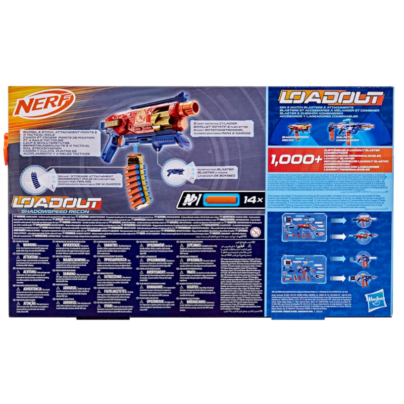 Nerf Loadout Shadowspeed Recon Blaster