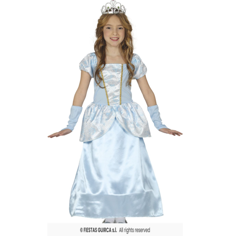 Disfraz Princesa Azul 3-4 Años