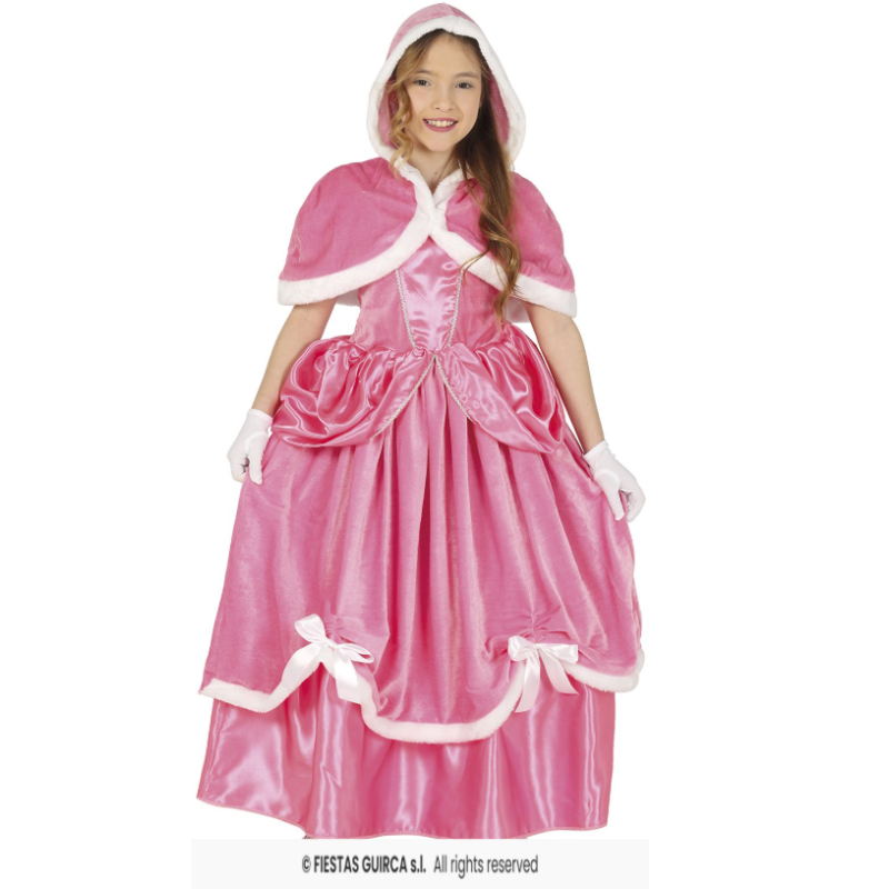 Disfraz Princesa Invierno Infantil 5-6 Años De Fiestas Guirca