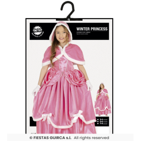 Disfraz Princesa Invierno Infantil 5-6 Años De Fiestas Guirca 2