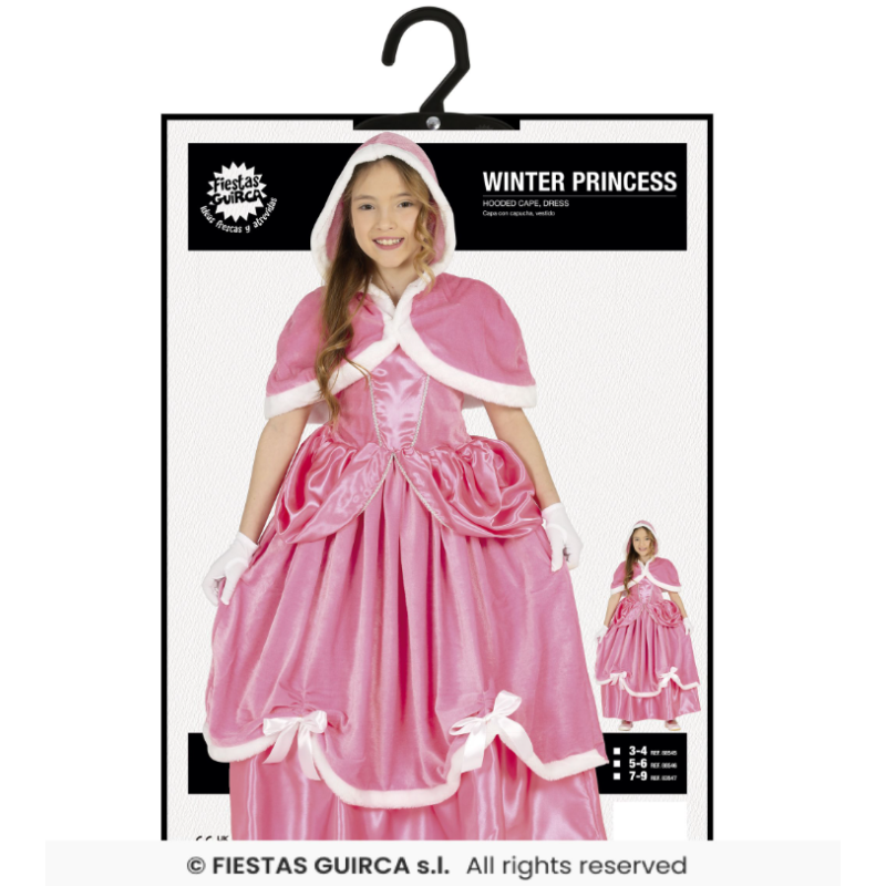Disfraz Princesa Invierno Infantil 5-6 Años