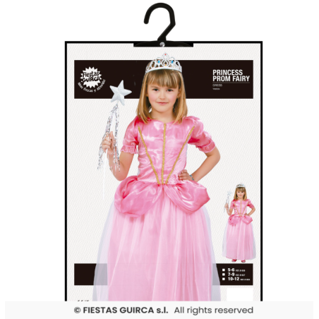 Disfraz Princesa Del Baile Rosa 7-9 Años