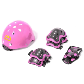 Set De Protección Con Casco Rosa De Ataa Cars