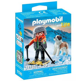 Playmobil Senderista Con San Bernardo