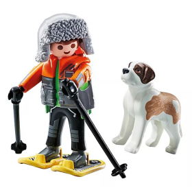 Playmobil Senderista Con San Bernardo 2
