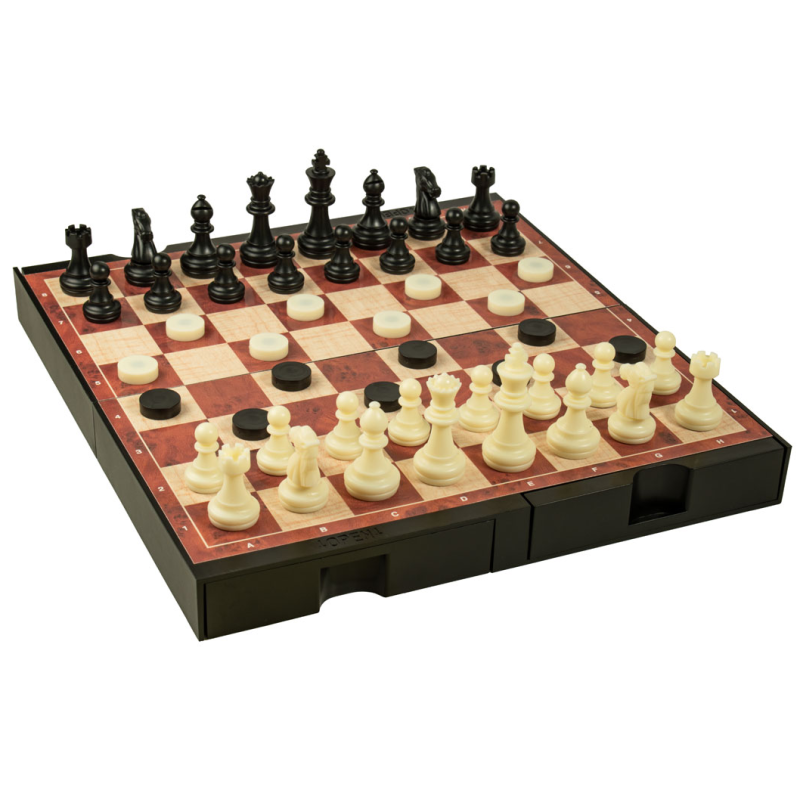 Ajedrez, Damas Y Backgammon Magnético Cayro