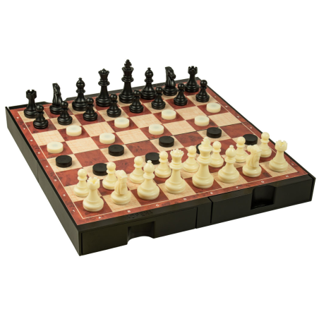 Ajedrez, Damas Y Backgammon Magnético Cayro