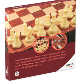 Ajedrez, Damas Y Backgammon Magnético