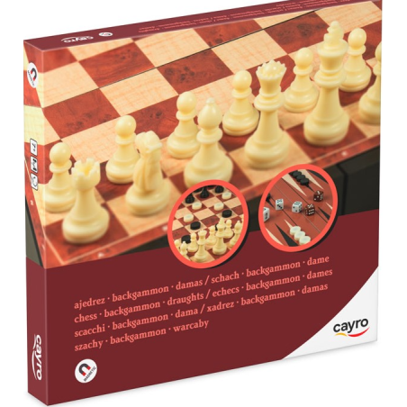 Ajedrez, Damas Y Backgammon Magnético