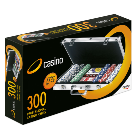 Maletín De Póker Con 300 Fichas Y Cartas