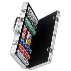 Maletín De Póker Con 300 Fichas Y Cartas 2