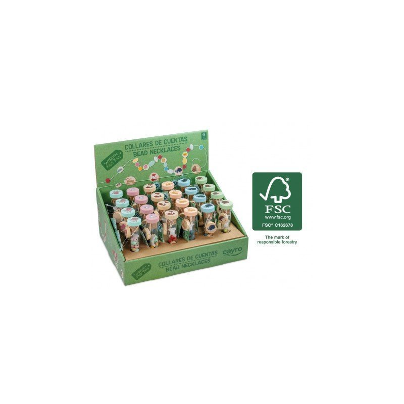Collares De Cuentas De Madera Surtido