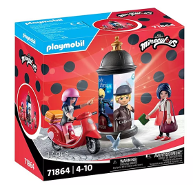Playmobil Miraculous Paseo En Scooter Por París