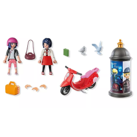 Playmobil Miraculous Paseo En Scooter Por París 2
