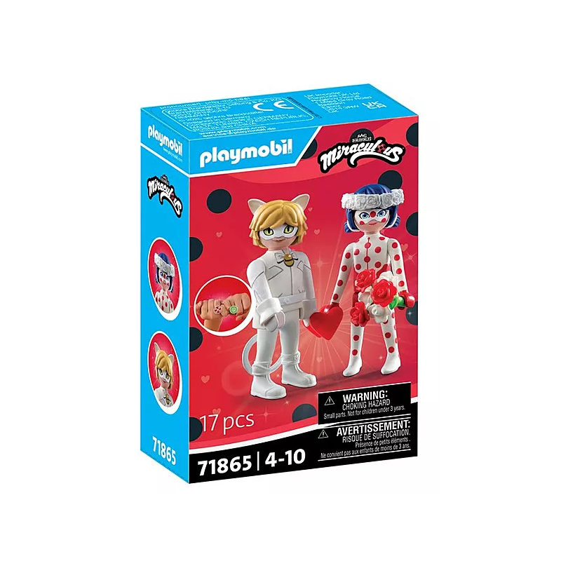Playmobil Miraculous Ladybug & Cat Noir Sueño De Boda