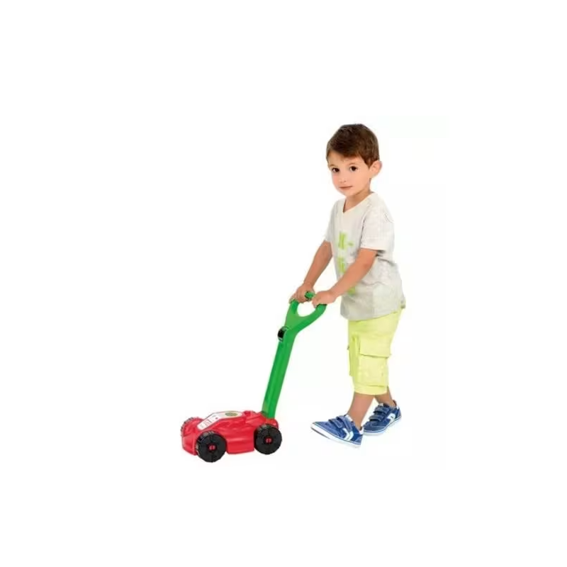 Cortacesped Rojo Con Mango Verde