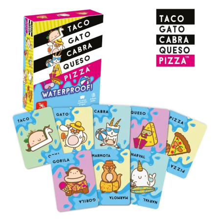 Taco Gato Cabra Queso Pizza Waterproof