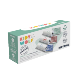 KidyWolf Papel Térmico 3 Colores 5 Rollos De KidyWolf