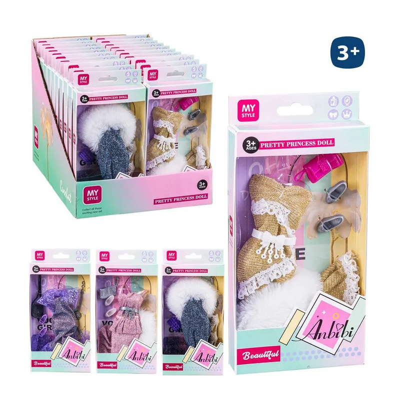 Vestido Muñeca 29 Cm Fiesta Surtido