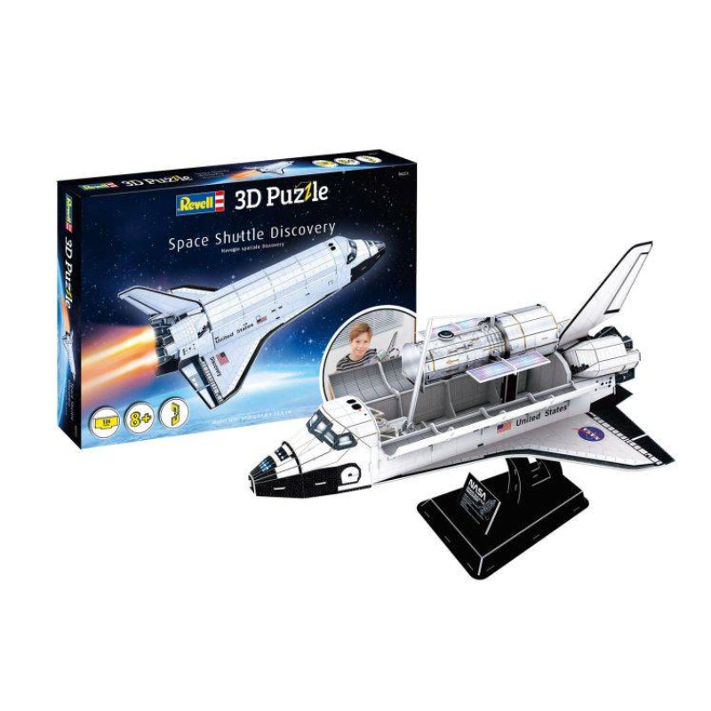 Puzzle 3D Space Shuttle Discovery De Carrera Revell