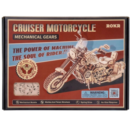 Maqueta Cruiser Motorcycle