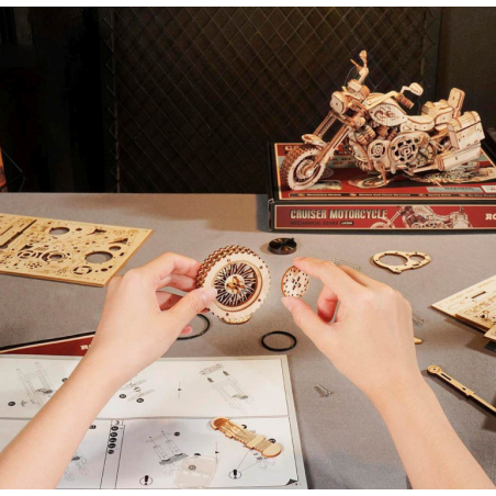 Maqueta Cruiser Motorcycle