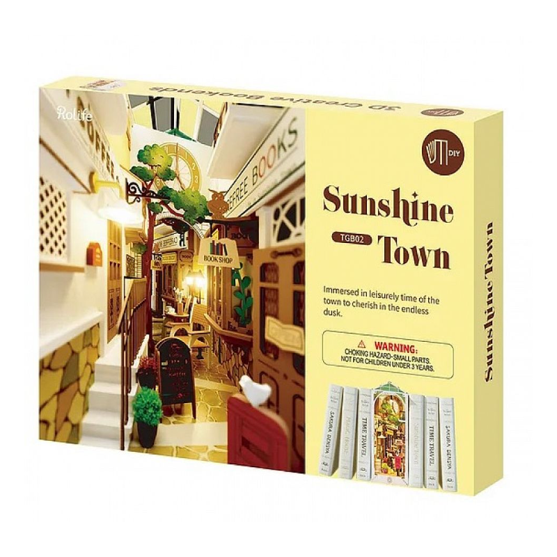 Maqueta Sujeta Libros Sunshine Town